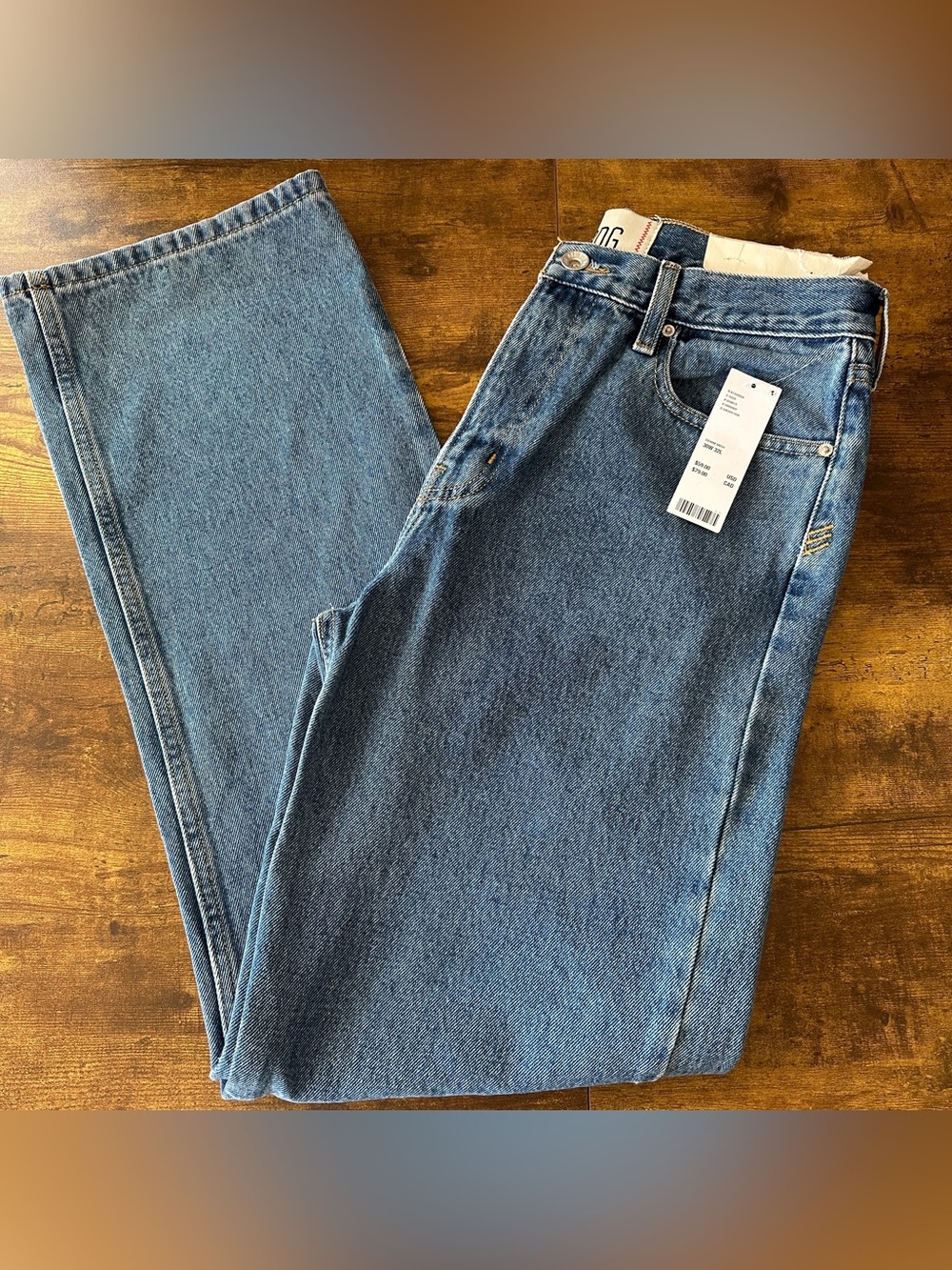 NWT Urban Outfitters BDG High Rise Straight Leg Jeans Medium Wash Size 30/32